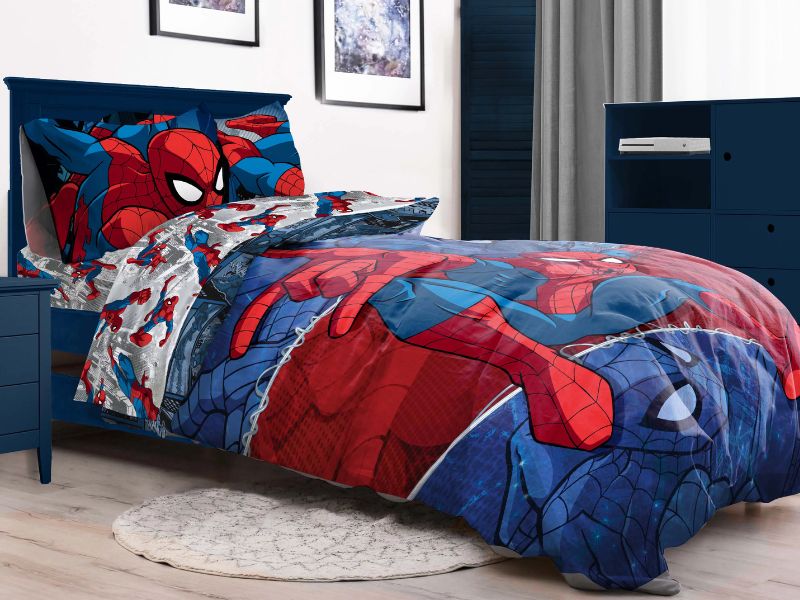Spider-Man Bed Sheet Set - Spider-Man Bedroom Decor Ideas