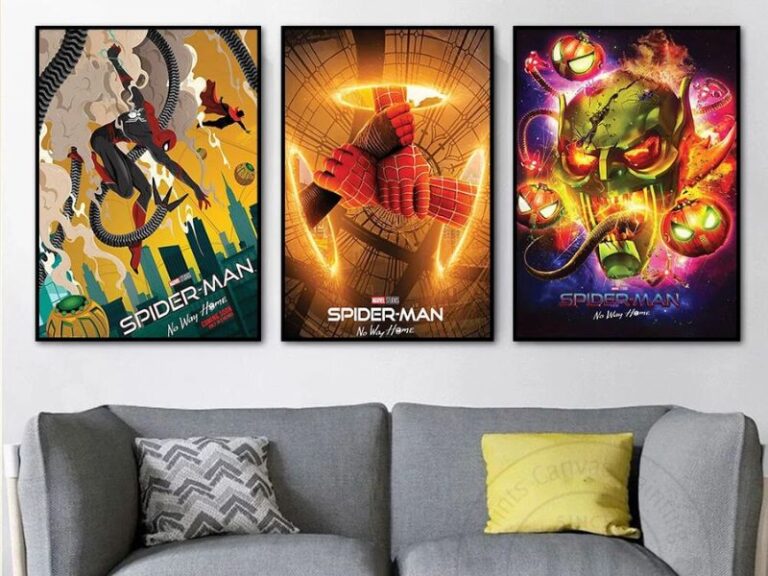 10 Spider Man Bedroom Decor Ideas For Kids And Adults Peto Rugs   Spider Man Posters Spider Man Bedroom Decor Ideas 768x576 