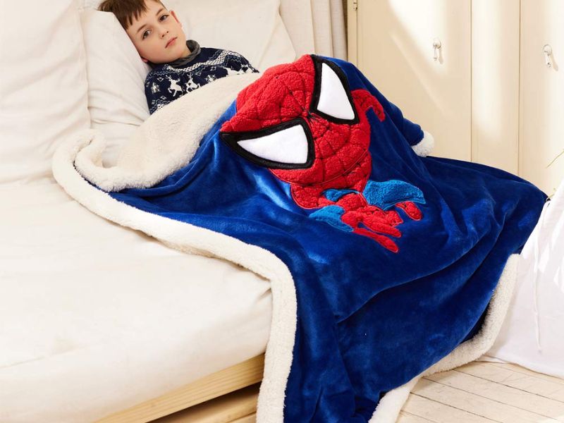Spider-Man Throw Blanket - Spider-Man Bedroom Decor Ideas