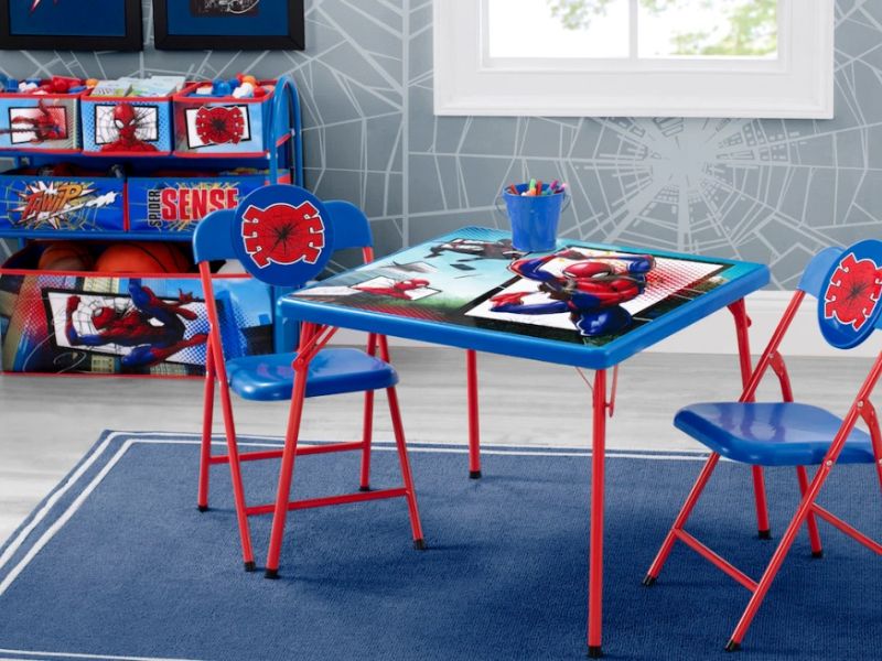 Spider-Man chairs and desks - Spider-Man Bedroom Decor Ideas
