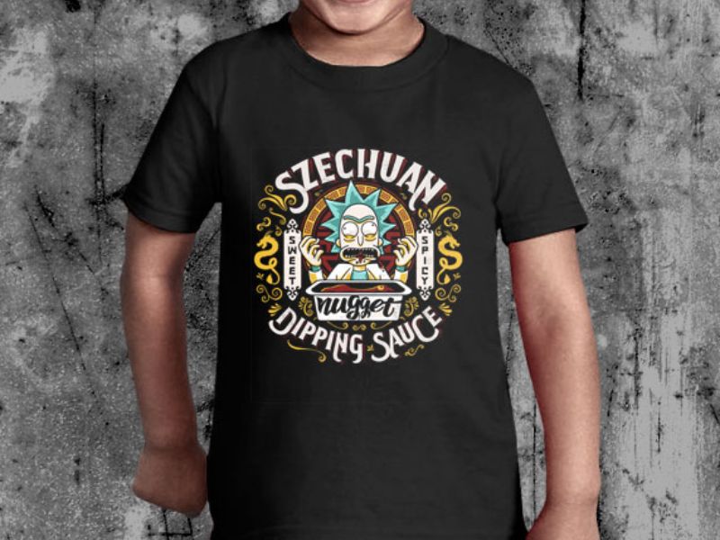 Szechuan Sauce T-Shirt - Best Rick and Morty Gifts