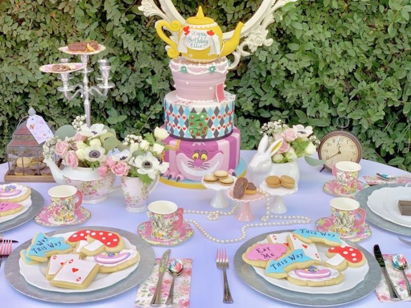 Alice In Wonderland Mad Tea Party Birthday Party Ideas, Photo 3 of 8