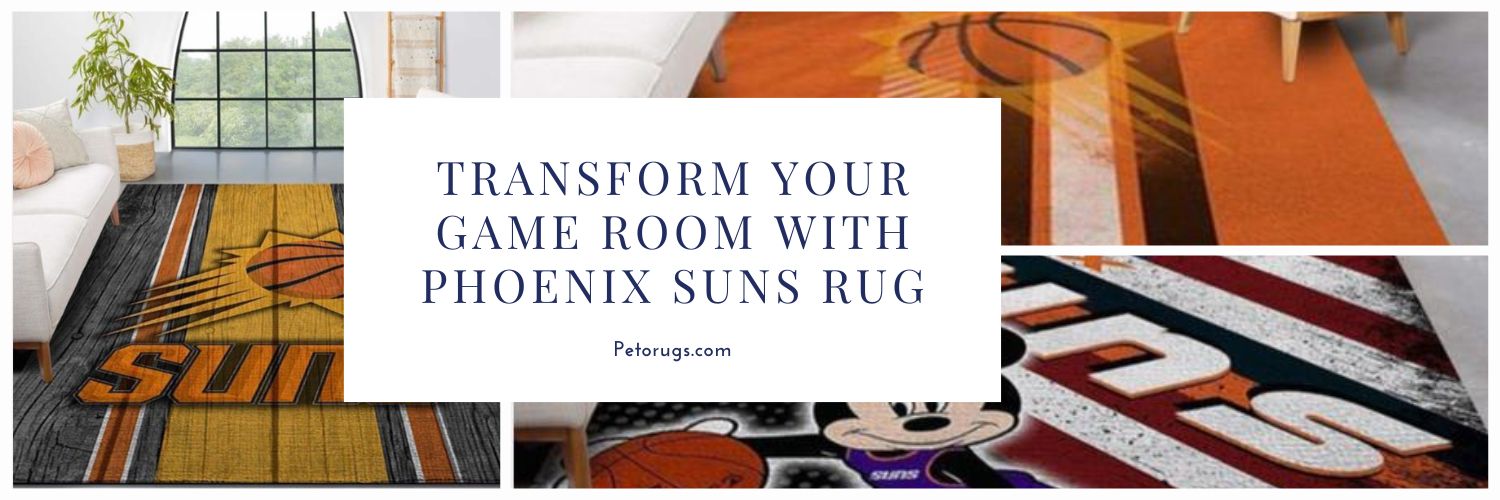 Transform Your Game Room with the Ultimate Phoenix Suns Rug Elevate Your Fan Status