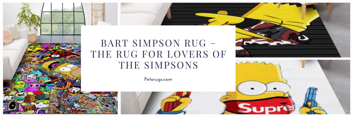 The Simpsons Rug Bart Simpsons Art Rug Rugs for Bedroom 