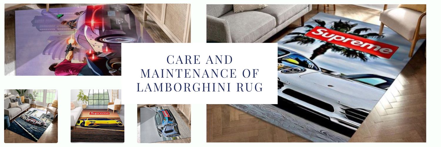 Supreme Lamborghini Area Rug Bedroom Rug Home Decor Floor Decor