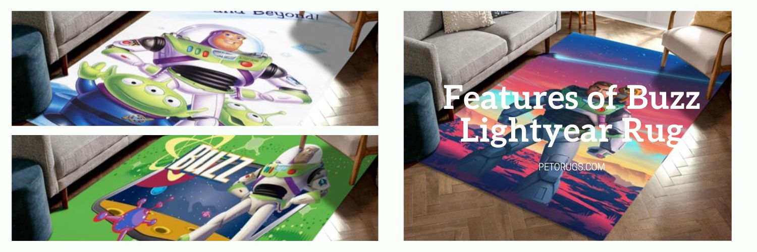 Features of Buzz Lightyear Rug