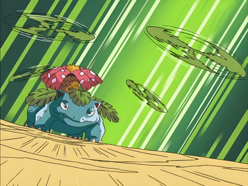 For Venusaur, Razor Leaf Always Takes a Critical Hit - Bulbasaur Pokemon facts