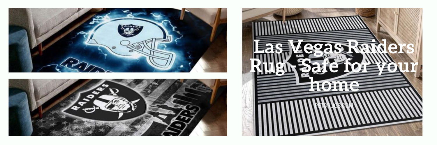 Las Vegas Raiders Rug - Safe for your home