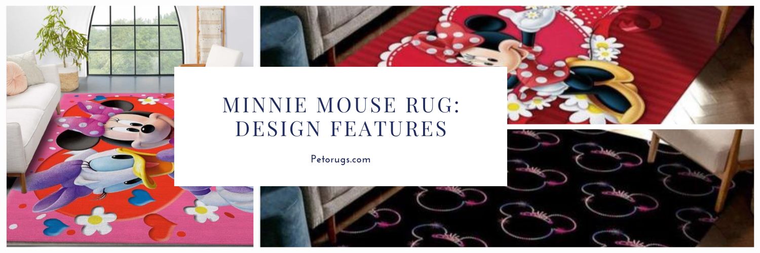 Minnie Mouse Rug Design Features