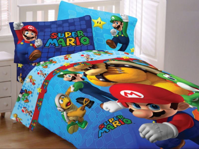 Super Mario Bedding - Super Mario Decorations For Room