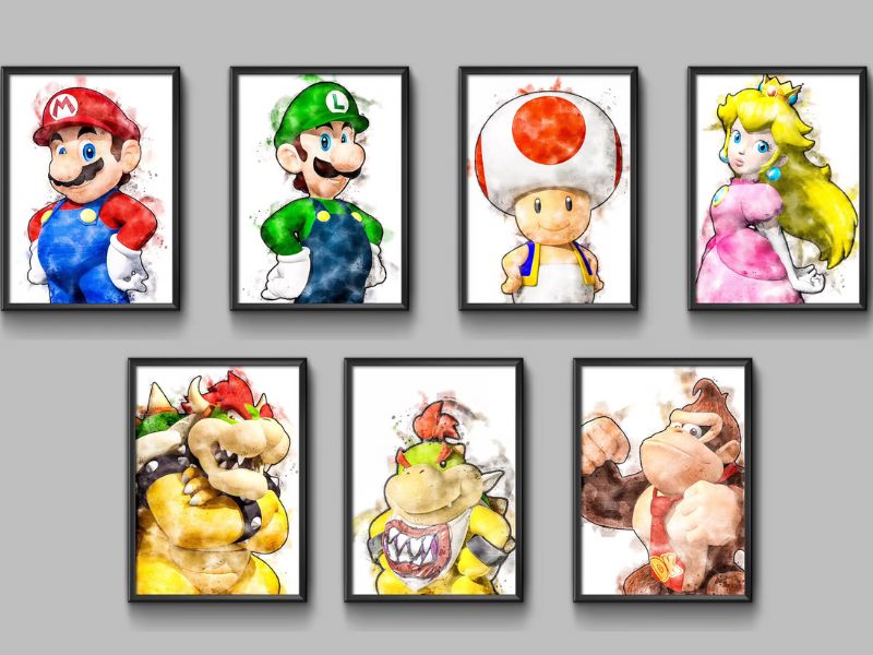 Super Mario Posters - Super Mario Decorations For Room