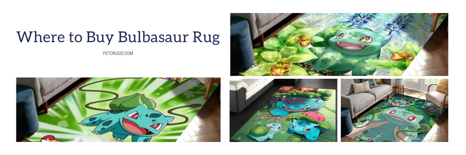 Where to Buy Bulbasaur Rug