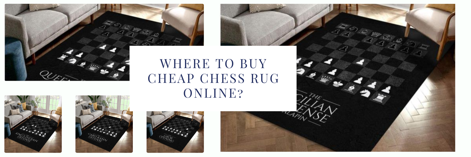 Where to Buy Cheap Chess Rug Online