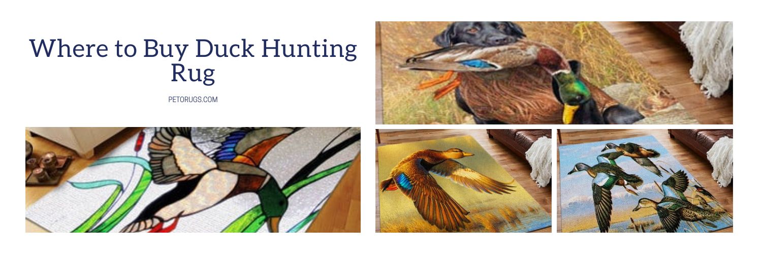 Where to Buy Duck Hunting Rug