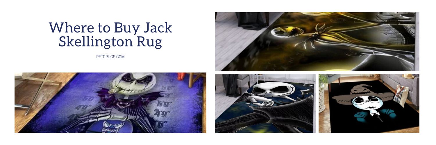 Where to Buy Jack Skellington Rug