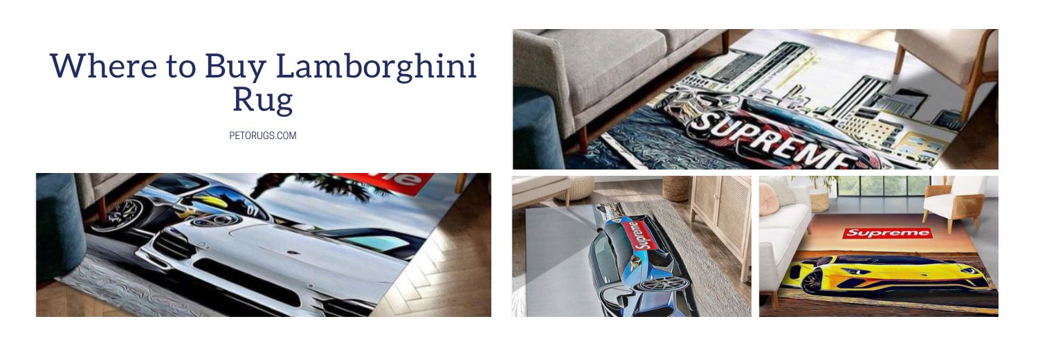 Supreme Lamborghini V3 Area Rug Bedroom Rug Home Us Decor - Peto Rugs