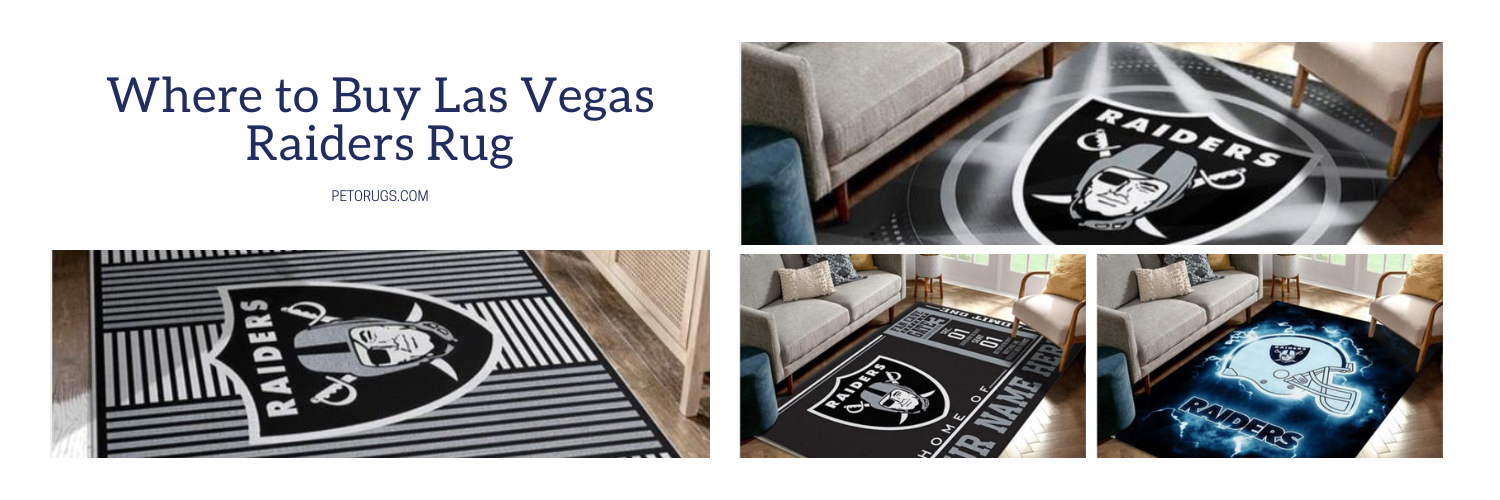 Where to Buy Las Vegas Raiders Rug