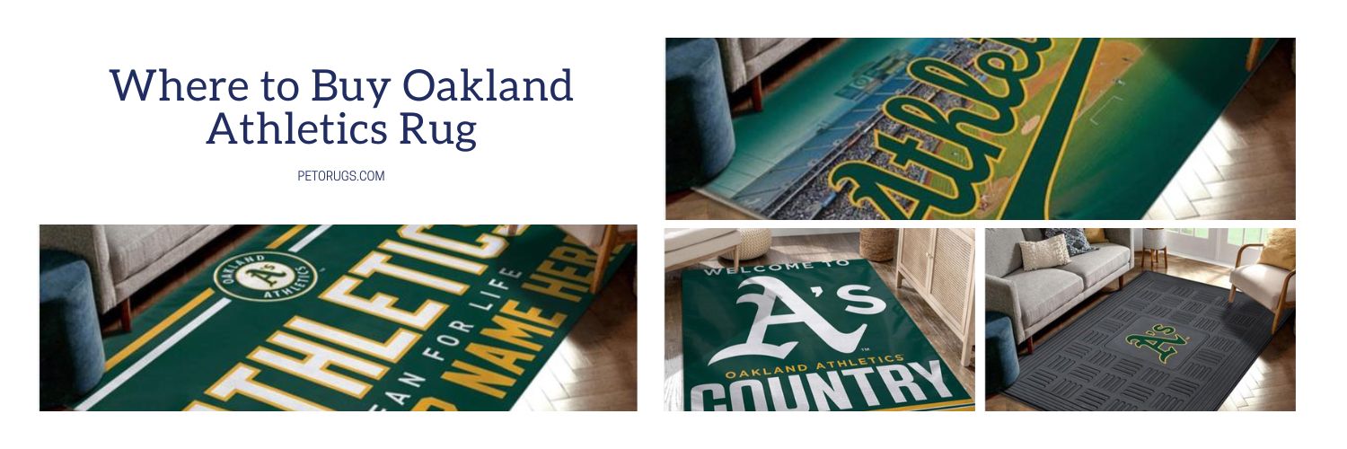 Where to Buy Oakland Athletics Rug