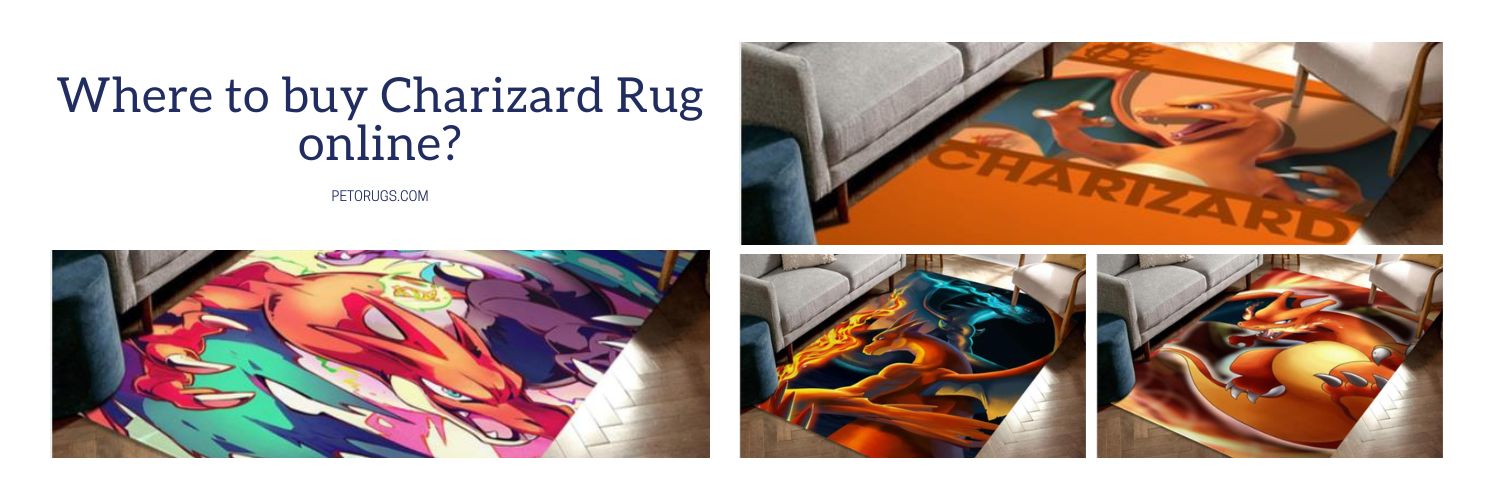 Where to buy Charizard Rug online