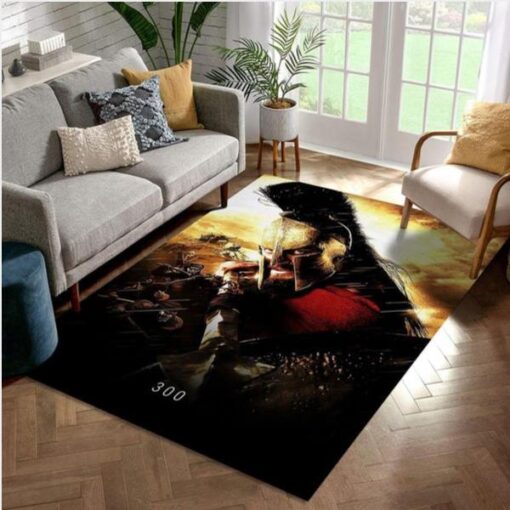 300 Area Rug Movie Rug Us Gift Decor