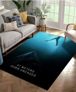 47 Meters Down Uncaged Area Rug Art Painting Movie Rug - Family Gift Us Decor