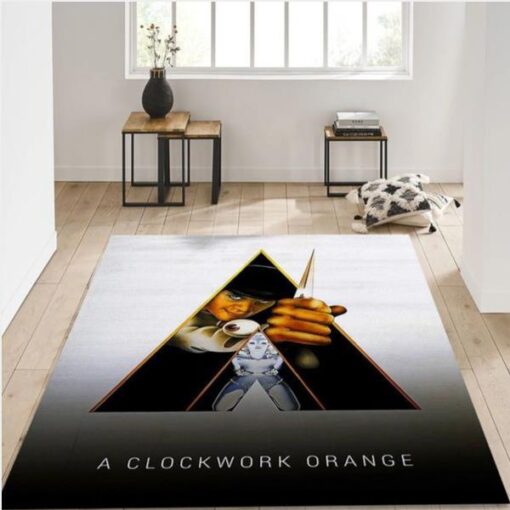 A Clockwork Orange Area Rug Art Painting Movie Rug - Home Us Decor