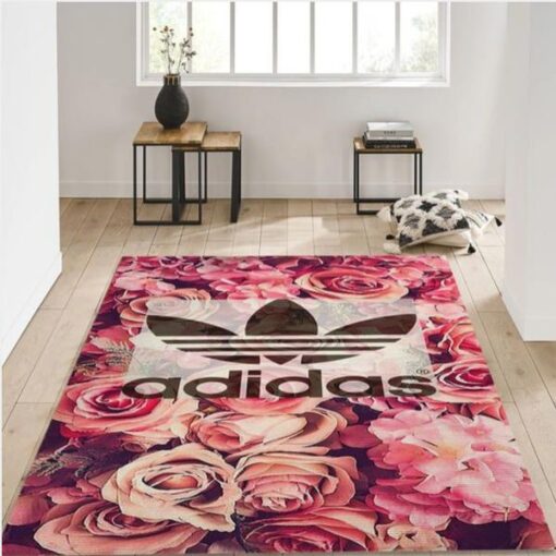 Adidas Area Rug For Christmas Fashion Brand Rug Living Room Rug Family Gift Us Decor