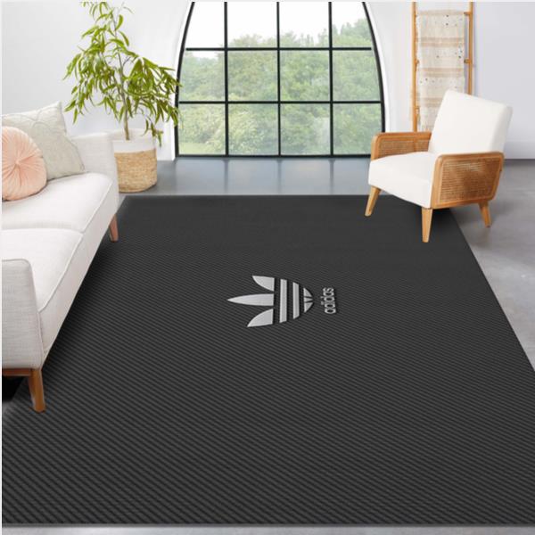 Adidas Area Rug For Christmas Fashion Brand Rug Living Room Rug Home Decor Floor Decor