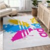 Adidas Area Rug Living Room Rug Us Gift Decor