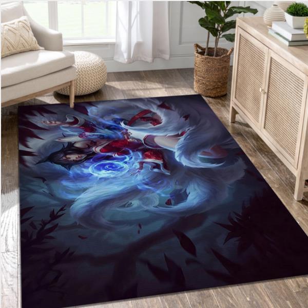 Ahri League Of Legends Game Area Rug Carpet Bedroom Rug