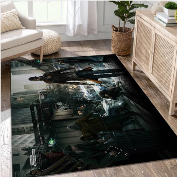 Aiden Pearce Video Game Area Rug For Christmas Living Room Rug