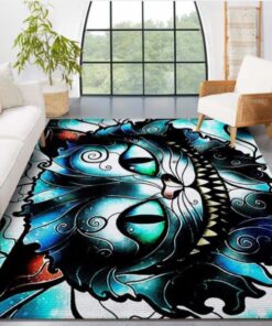 Alice In Wonderland - Cheshire Area Rug Geeky Carpet Home Decor Bedroom Living Room Decor