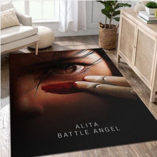 Alita Battle Angel Area Rug Movie Rug Family Gift Us Decor