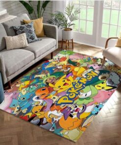 All Pokemon Area Rug - Living Room Carpet Christmas Gift Floor Decor The Us Decor