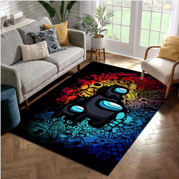 Among Us Black Area Rug Floor Decor The US Decor