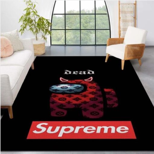 Among Us Supreme Gaming Area Rug Bedroom Rug Home Us Decor