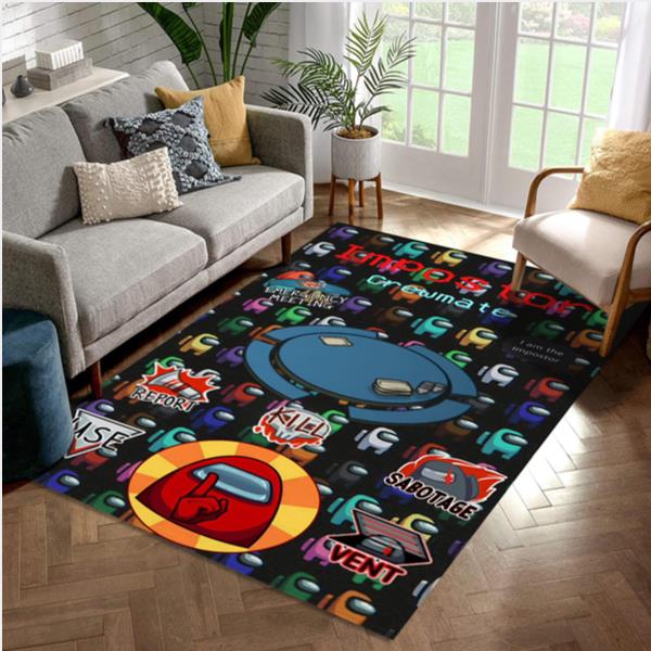 AMONG US WHO IS IMPORTER AREA RUG FLOOR DECOR THE US DECOR
