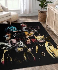 Anime Heroes Carpet Area Rug Home Decor Bedroom Living Room Decor