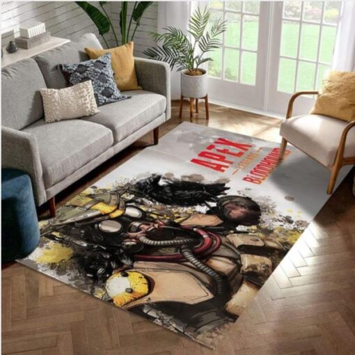 Apex Legends Bloodhound Rug Living Room Rug Home Us Decor