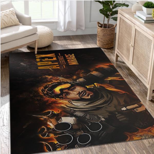 APEX LEGENDS MIRAGE AREA RUG LIVING ROOM RUG US GIFT DECOR