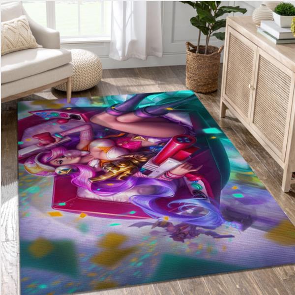 Arcade Miss Fortune Game Area Rug Carpet Living Room Rug