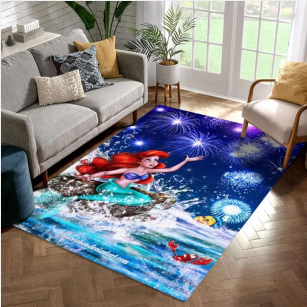 Princess Rugs Living Room Home Decoration Beauty And The Beast