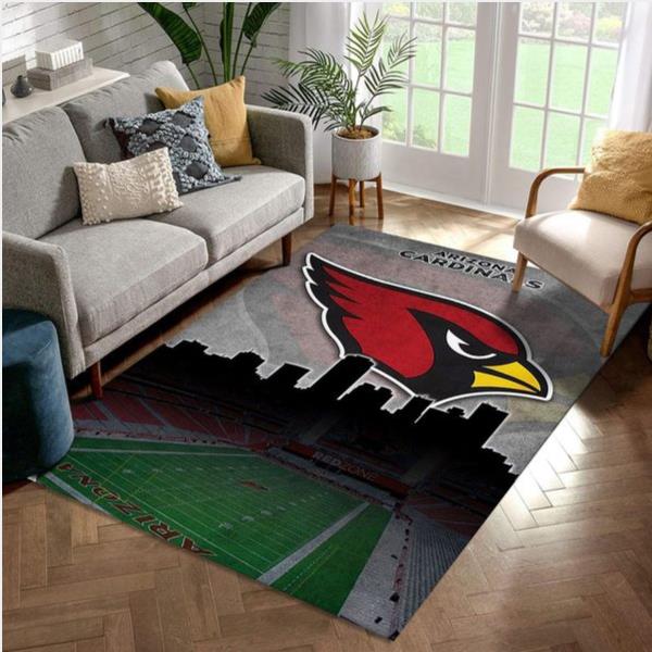 Arizona Cardinals NFL Area Rug Living Room Rug US Gift Decor