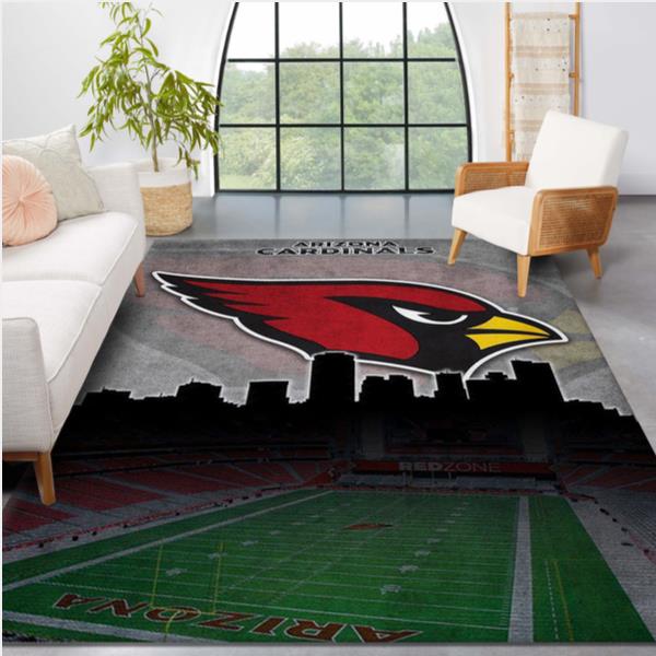 Arizona Cardinals Nfl Area Rug Living Room Rug Us Gift Decor