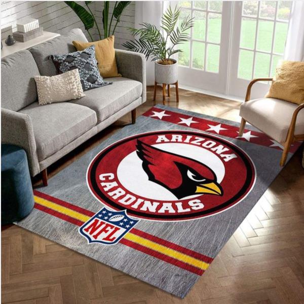 Arizona Cardinals Nfl Football Team Area Rug For Gift Living Room Rug US Gift Decor