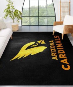 Arizona Cardinals Nfl Team Logos Area Rug Living Room And Bedroom Rug Us Gift Decor