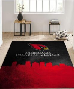 Arizona Cardinals Skyline Nfl Area Rug Carpet Kitchen Rug Family Gift Us Decor