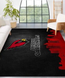 Arizona Cardinals Skyline Nfl Team Logos Area Rug Living Room Rug Christmas Gift Us Decor