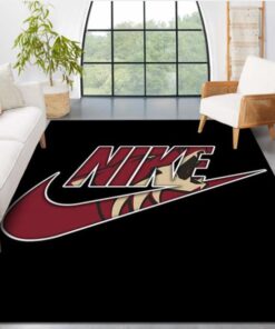 Arizona Coyotes And Nike Logo Nice Gift Home Decor Rectangle Area Rug