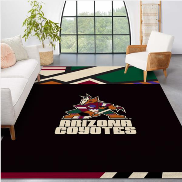Arizona Coyotes Logo Personal Area Rug Carpet Sport Living Room Rug